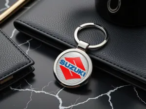 Suzuki Schlüsselanhänger Damen Minimal Edelstahl
